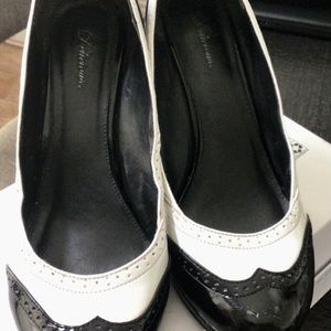 Black and White Pumps